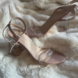 Nasty Gal Faux Leather Block Heel